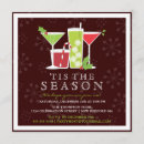 Search for retro cocktail christmas invitations Green