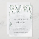 Search for falling leaves invitations Watercolor greenery