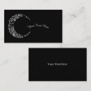 Search for crescent moon business cards Wicca