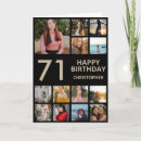 Search for 71st birthday cards Seventy first birthday
