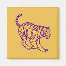 Recherche de chat jaune magnets Tigre
