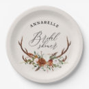 Search for rustic bridal shower plates Elegant