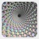 Search for vortex stickers Spirals