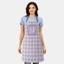 Search for violet aprons Monogrammed