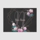 Search for monogram tissue paper Bridal shower