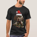 Search for german shorthaired pointer christmas tshirts Trend