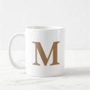 Search for gold letters mugs Initial