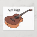 Recherche de musique acoustique cartes postales Guitariste