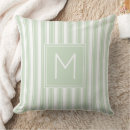 Search for ticking stripe pillows Green