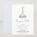 Search for paris baby boy shower invitations Eiffel tower