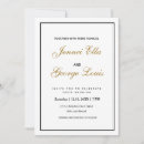 Search for vintage typography wedding invitations Classic
