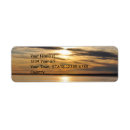 Search for sunset return address labels Gold