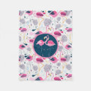 Search for tropical flamingo blankets Pattern