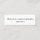 Search for random acts of kindness business cards Minimal