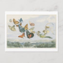Recherche de fée papillon cartes postales Vintage
