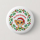 Recherche de mon premier noël badges Bébé