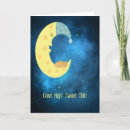 Search for sleeping moon postcards Peaceful