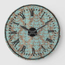 Recherche de de damassé horloges Turquoise