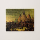 Recherche de guerre puzzles Amérindien
