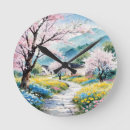 Search for watercolor cherry blossom art Garden