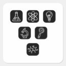 Search for elements square stickers Scientist