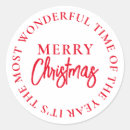 Search for red merry christmas stickers Seasons greetings