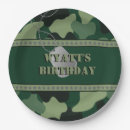 Search for camo paper plates Birthday
