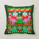 Search for ugly christmas sweater pattern pillows Cute