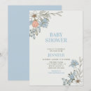 Search for boho floral baby shower invitations Flowers