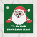 Search for santa claus favour tags Green