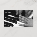 Recherche de leçons de piano cartes visite Classique