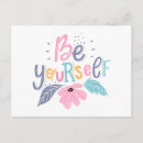 Search for be yourself postcards Cute