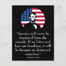 Recherche de drapeau lincoln cartes postales États unis