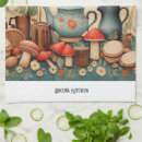 Search for mushroom tea towels Whimsical