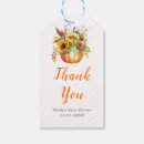 Search for pumpkin baby shower gift tags Sunflowers