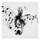 Search for black white music notes posters Modern