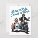 Recherche de sidecar cartes invitations Drôle