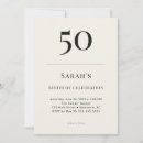 Search for ivory birthday invitations Minimalist