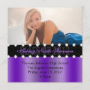 Search for bling graduation invitations Purple