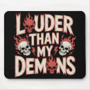 Recherche de demon tapis souris Crâne