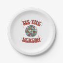 Search for retro christmas paper plates Xmas