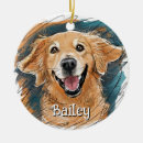 Search for golden retriever ornaments Fun