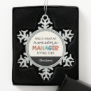 Search for manager ornaments Funny