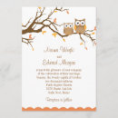 Recherche de hibou mariage invitations Automne
