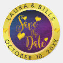 Search for glitter save the date stickers Gold