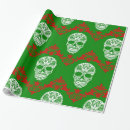 Search for skull christmas wrapping paper Gothmas