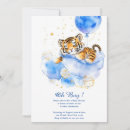 Search for tiger baby boy shower invitations Watercolor