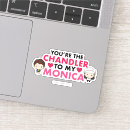 Search for chandler stickers Iconic couple design