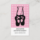 Recherche de orteils cartes visite Ballerine