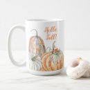 Search for hello pumpkin mugs Watercolor